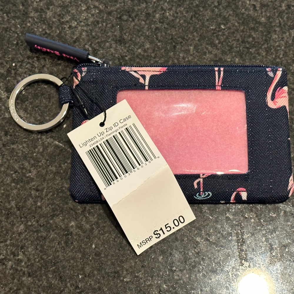 NWT Vera Bradley Zip ID Case